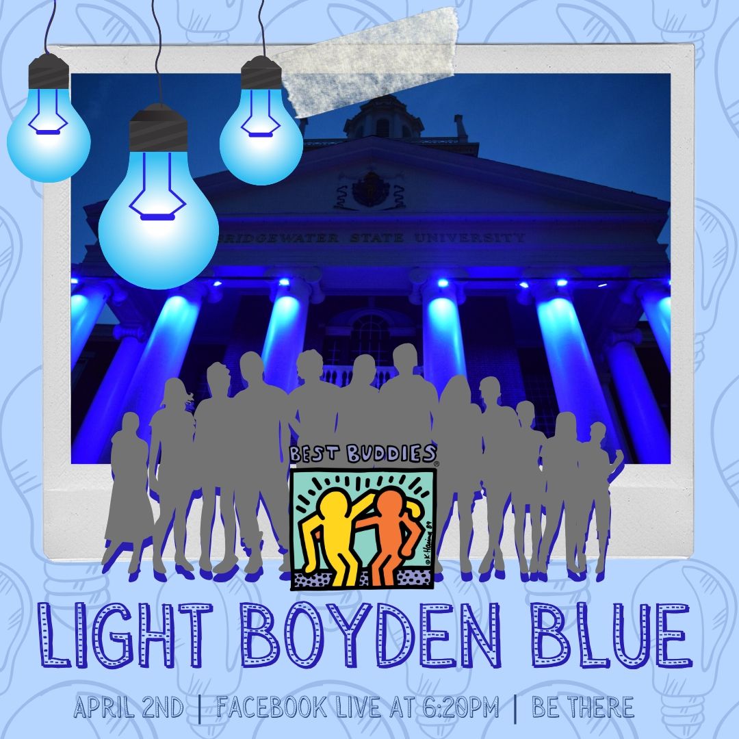 Boyden Lit Up in Blue